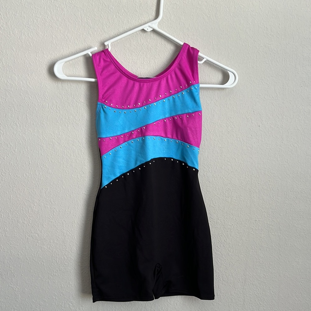 Kids youth M 7/8 gymnastics leotard - Picture 4 of 4